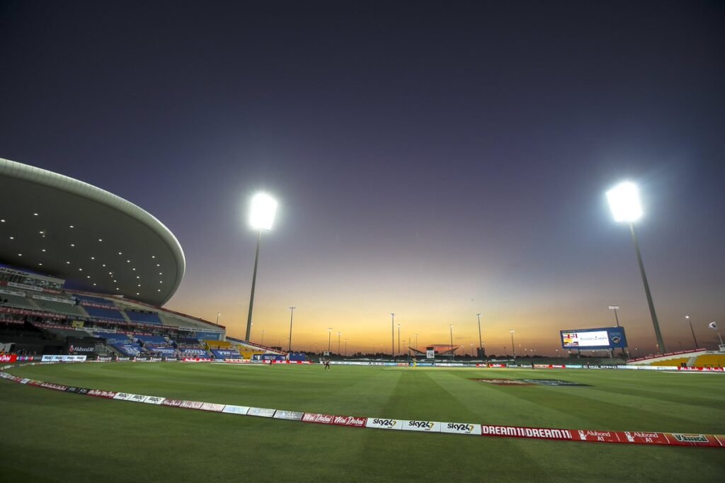 Sheikh Zayed Cricket Stadium in Abu Dhabi