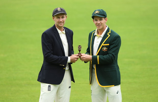 Joe Root and Tim Paine in Ashes 2019
