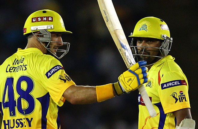 Michael Hussey and Murali Vijay