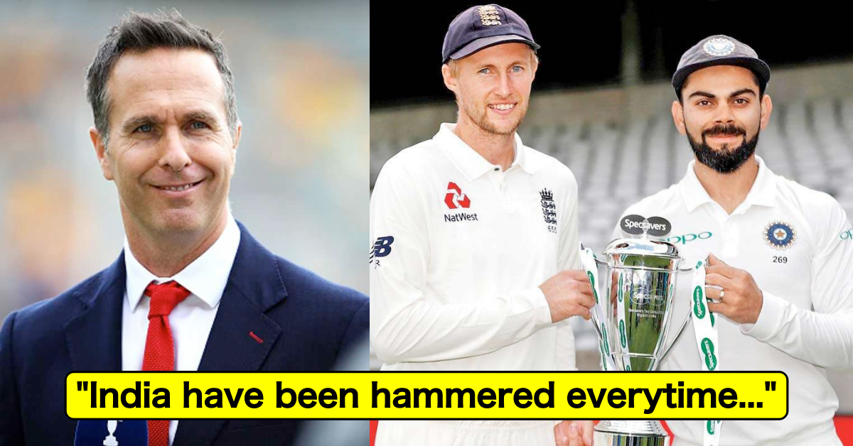 Michael Vaughan feels England will hammer India in the upcoming 5-match test series