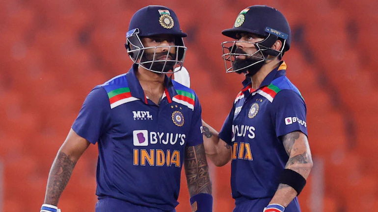 Suryakumar Yadav and Virat Kohli for India (Photo- BCCI)