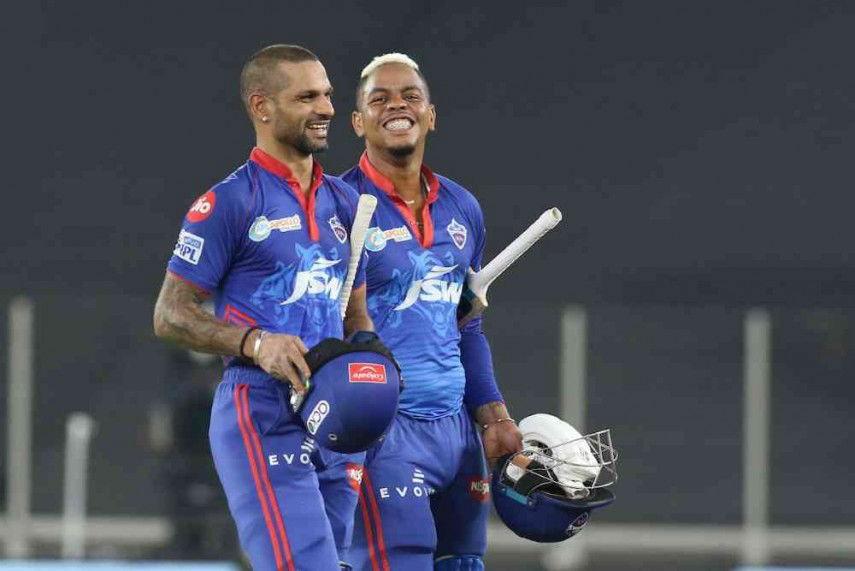 Shikhar Dhawan and Shimron Hetmyer