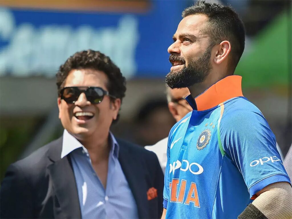 Virat Kohli and Sachin Tendulkar, Sunil Gavaskar