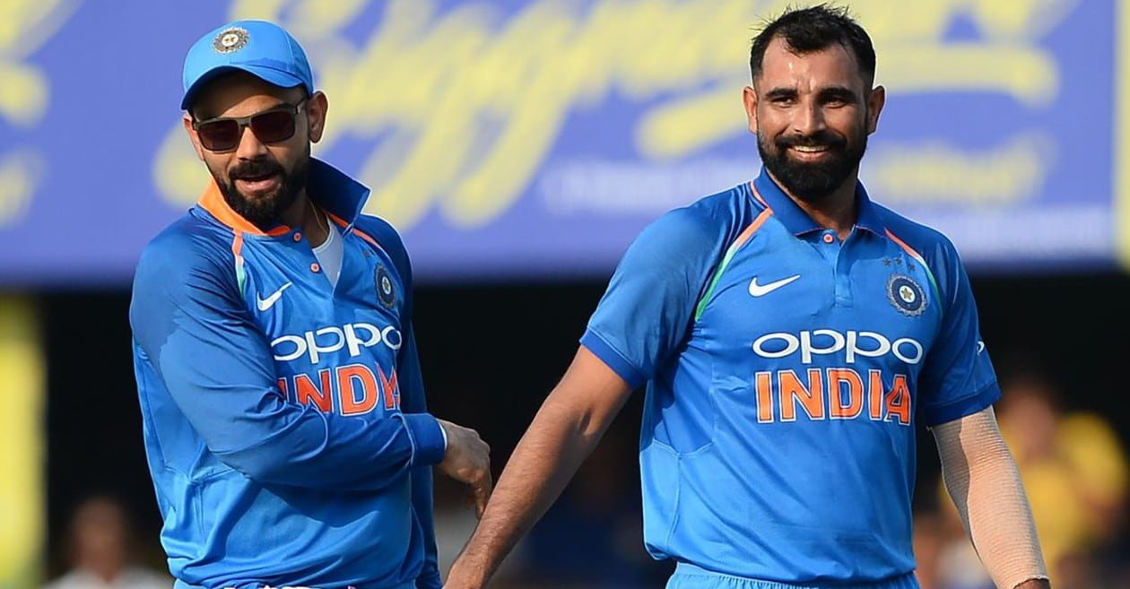 Virat Kohli and Mohammed Shami