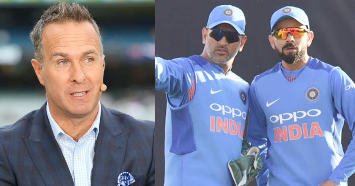 Michael Vaughan Names The Better India Captain Between MS Dhoni And Virat Kohli