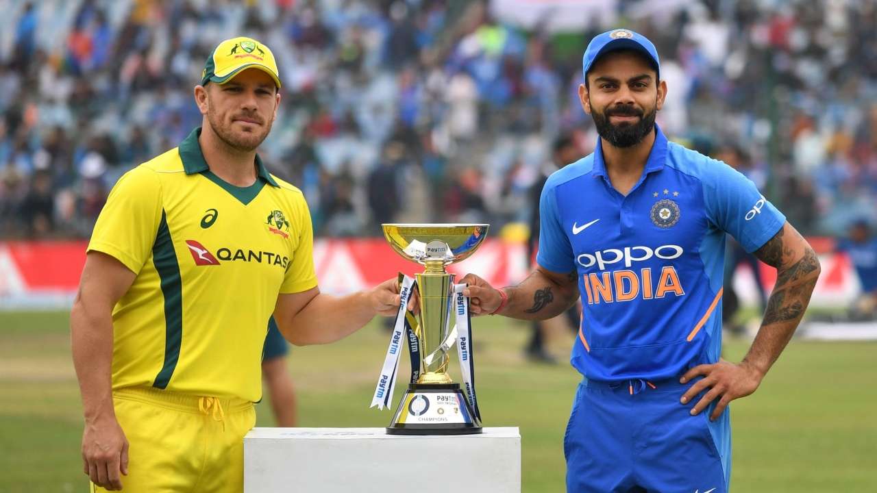 Aaron Finch and Virat Kohli