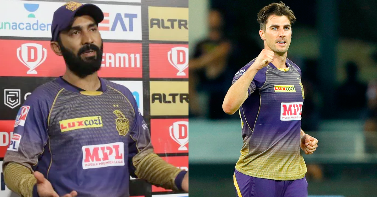 Dinesh Karthik, Pat Cummins, KKR