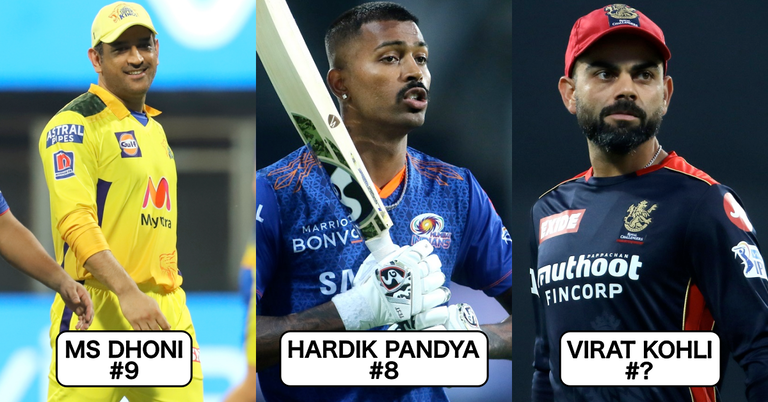 IPL 2021: Ranking Top 10 Fittest Cricketers In The Tournament