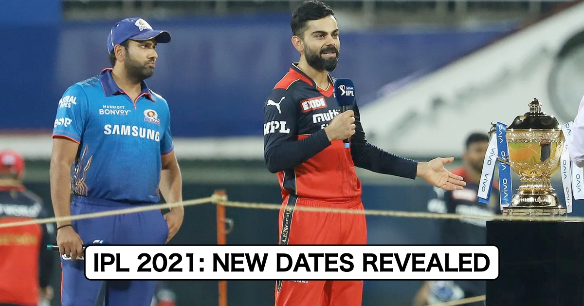 IPL 2021: Tournament To Resume On 19th September, Final On October 15th