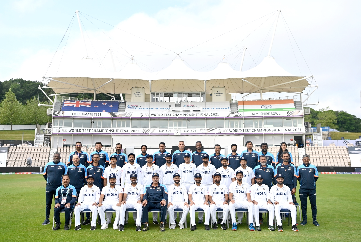Indian squad in the ICC WTC final