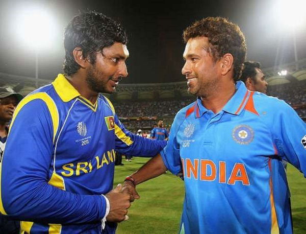 Kumar Sangakkara And Sachin Tendulkar