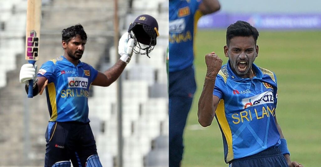 Sri Lanka's Kusal Perera and Dushmantha Chameera (Photo-Twitter)