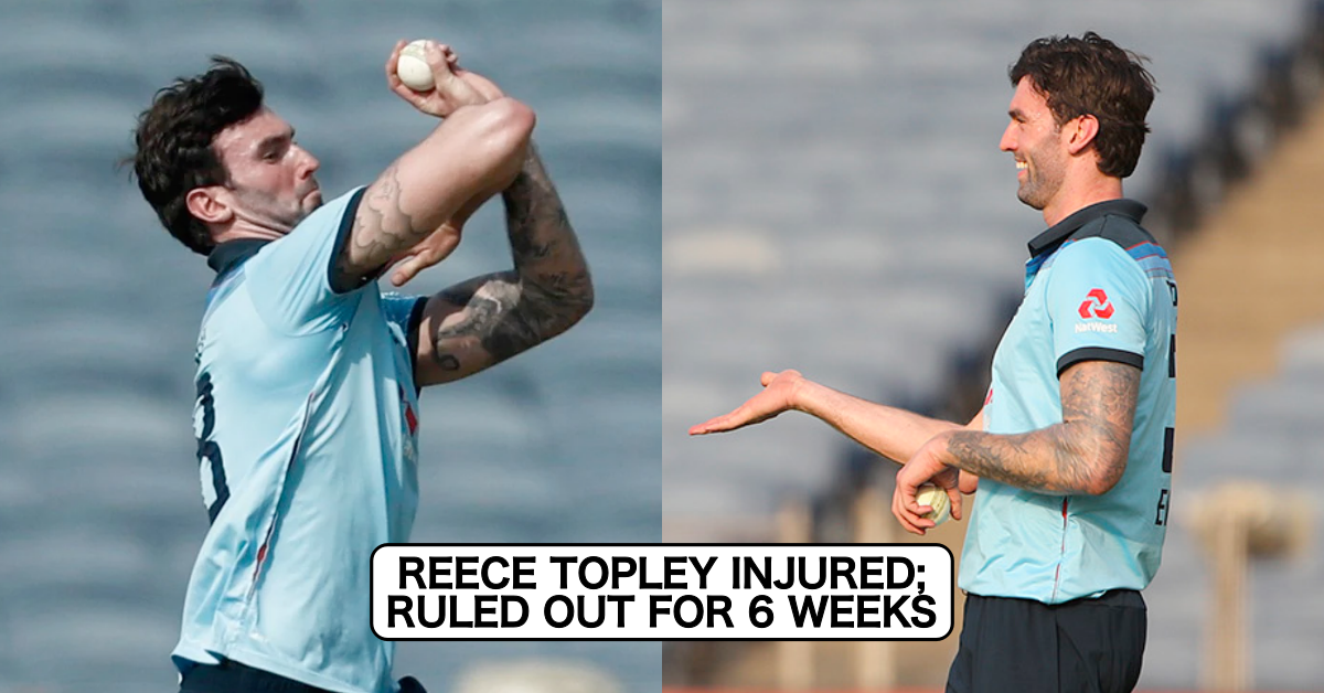 Reece Topley, England