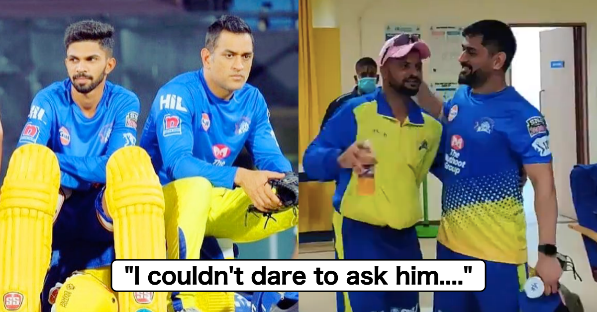 Ruturaj Gaikwad shares CSK dressing room scenes after MS Dhoni's retirement announcement last year