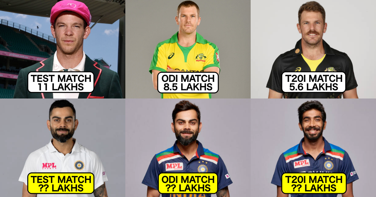Top 8 International Cricket Teams And Their Format-Wise Match Fees