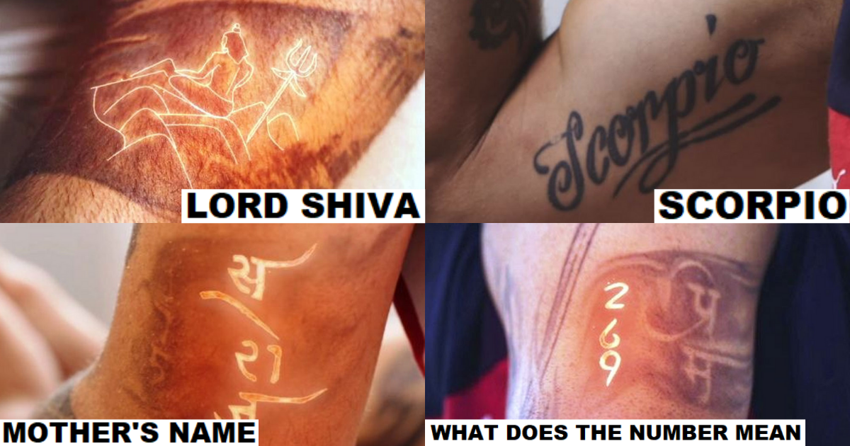 Virat Kohli’s 11 Tattoos: Here’s What They Mean And How They Look