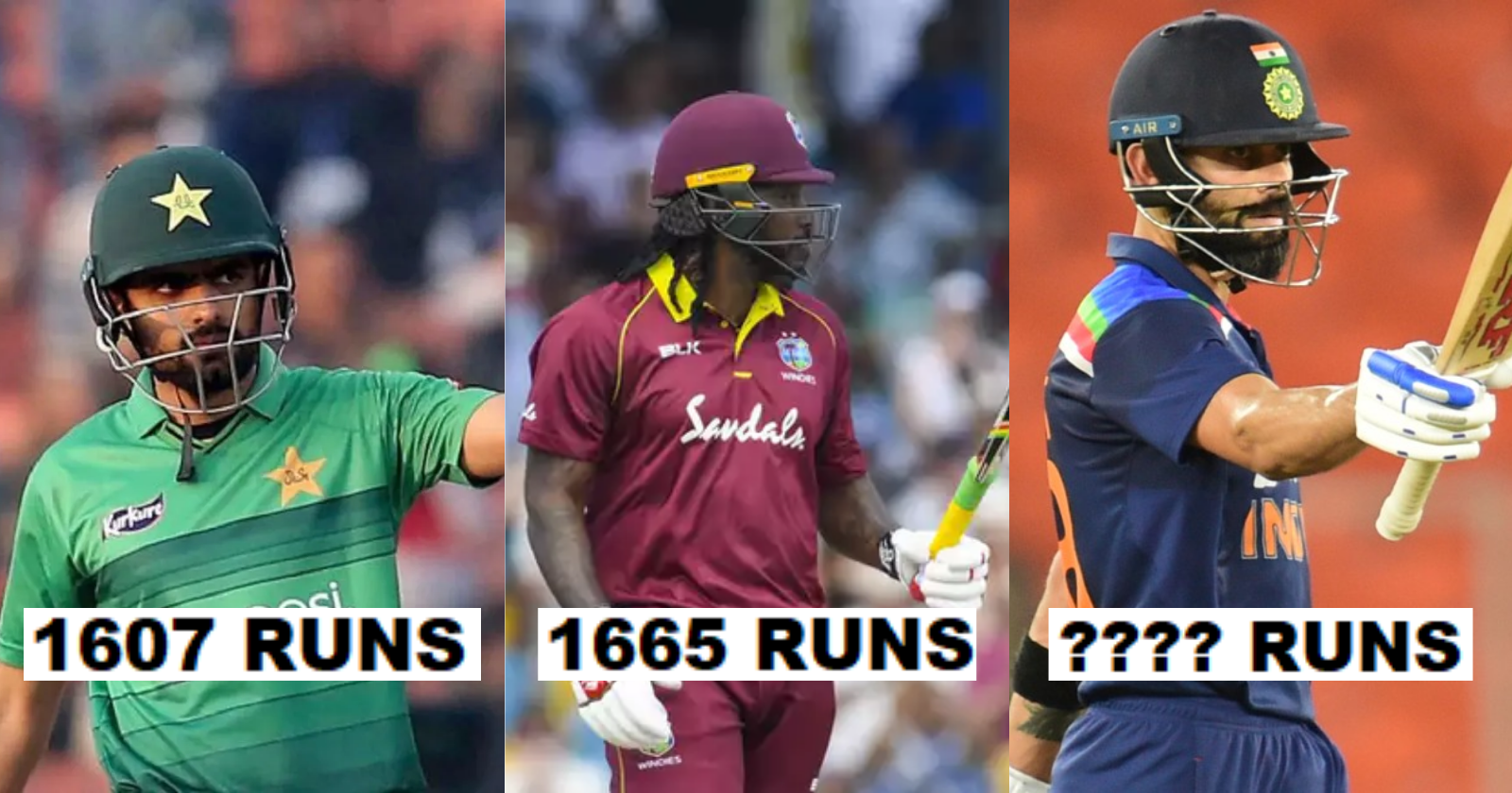 Batsmen With Most T20 Runs In A Calendar Year