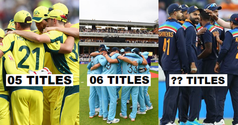 Predicting The Chances Of Top 8 International Teams Winning The Most ICC Trophies Until 2031