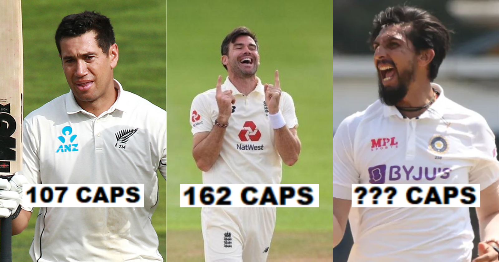List Of Country Wise Active Cricketers With The Most Test Caps