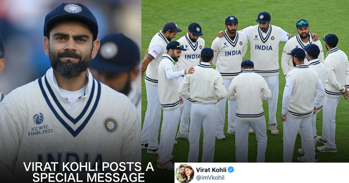 Virat Kohli Tweets After WTC Final Loss