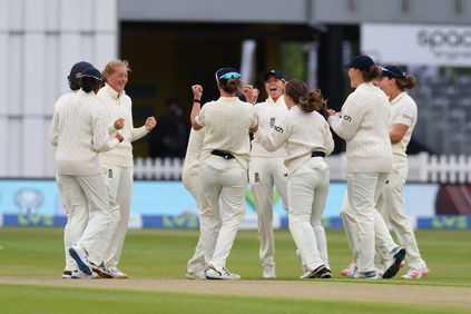 Katherine Brunt, India