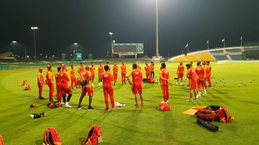 Players preparing for resumption of PSL in Abu Dhabi (Photo- PCB)
