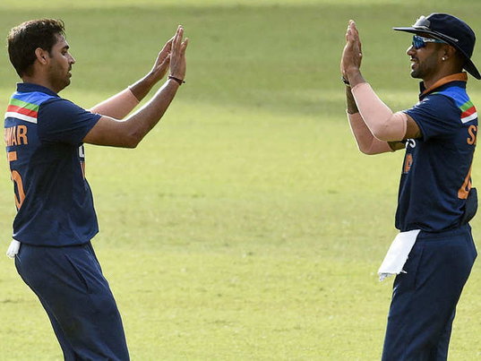 Bhuvneshwar Kumar and Shikhar Dhawan
