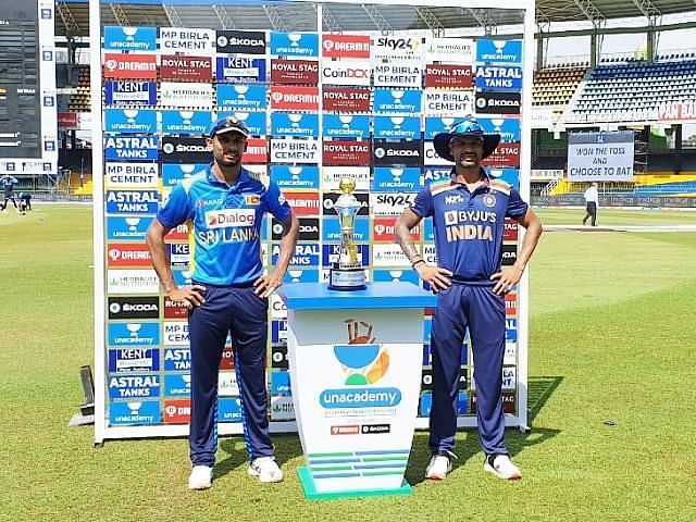 Dasun Shanaka and Shikhar Dhawan, Sri Lanka vs India