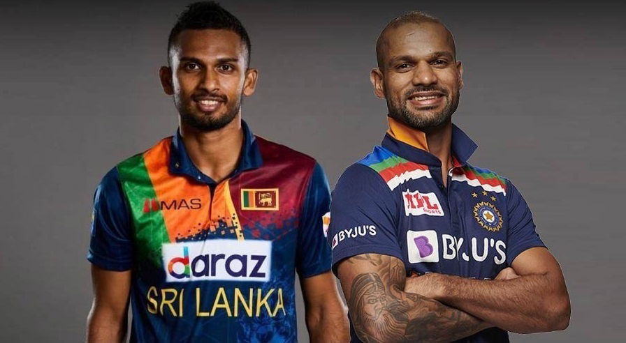 Dasun Shanaka and Shikhar Dhawan