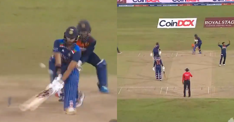 Watch: Devdutt Padikkal Gets Dismissed Twice On The Same Delivery In 3rd T20I vs Sri Lanka
