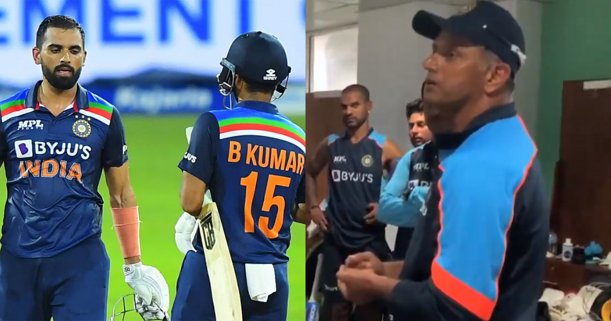 Rahul Dravid speech Indian dressing room