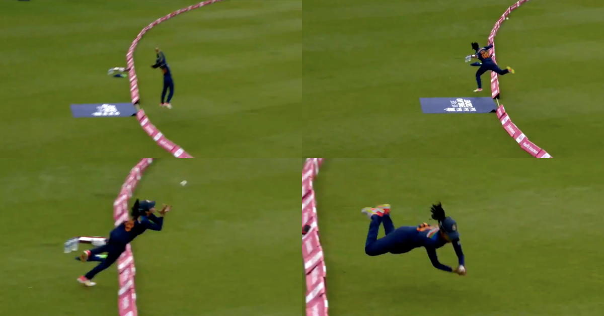 Watch: Harleen Deol Takes A Stunning Catch On The Boundary In First T20I vs England