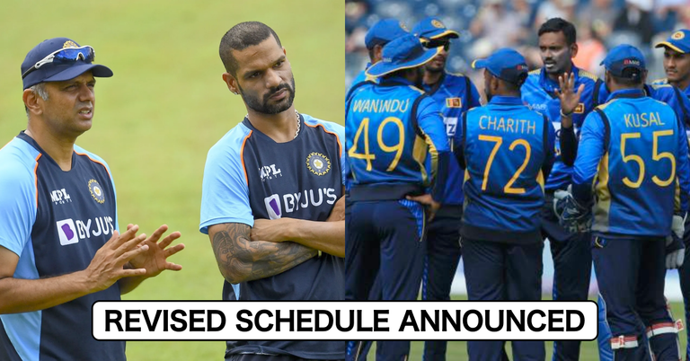 Revised Schedule Announced For India-Sri Lanka ODI And T20I Series