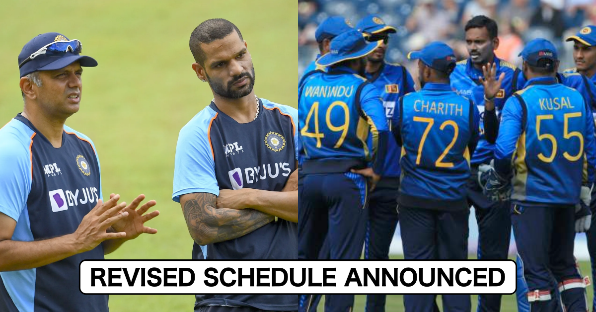Revised Schedule Announced For India-Sri Lanka ODI And T20I Series