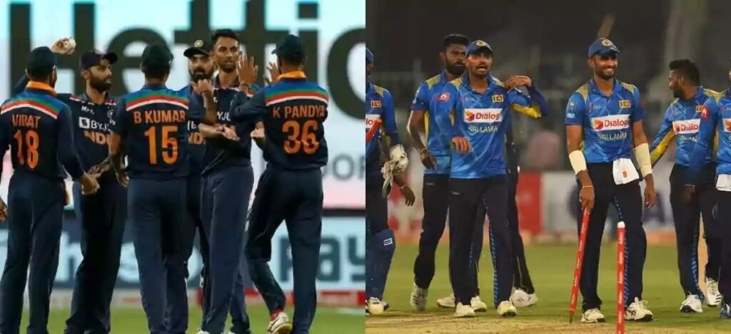 India Team and Sri Lanka Team