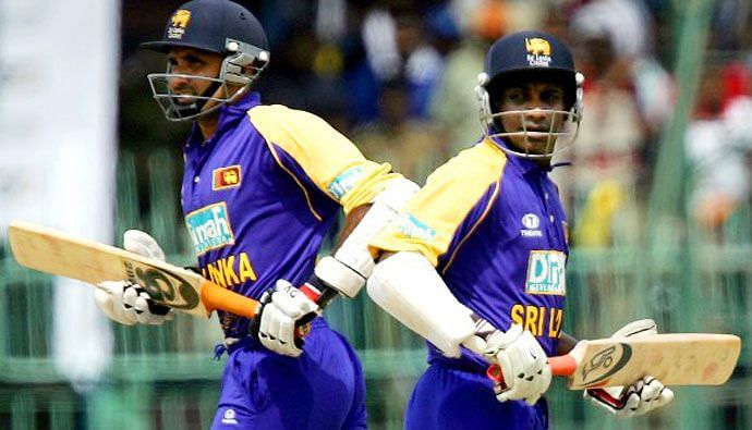 Marvan Atapattu and Sanath Jayasuriya