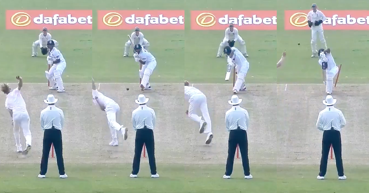 Watch: Lyndon James Knocks Over Mayank Agarwal With A Nip-Backer