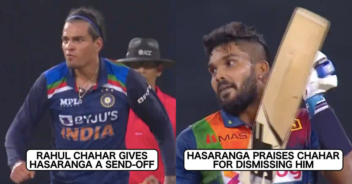 Watch: Wanindu Hasaranga's Brilliant Response After Rahul Chahar Gives Him A Fiery Send-Off