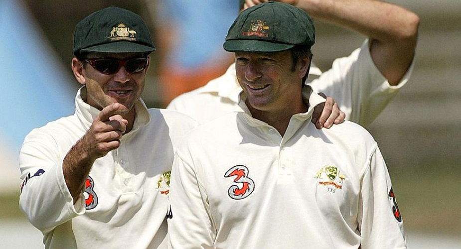 Ricky Ponting and Steve Waugh