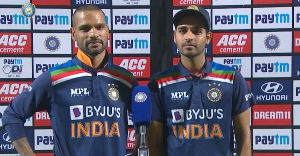 Shikhar Dhawan and Bhuvneshwar Kumar, India National Cricket Team