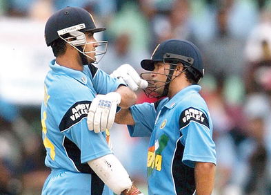 Sourav Ganguly and Sachin Tendulkar