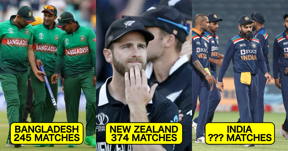 Top 10 Teams Who Have Lost Most ODI Matches