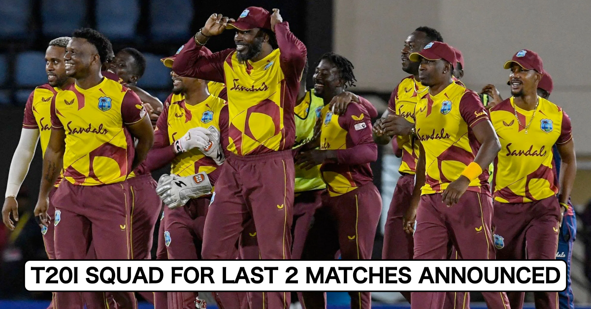 West Indies Announce T20I Squad For Last 2 Matches vs Australia; 2 Changes In The Squad