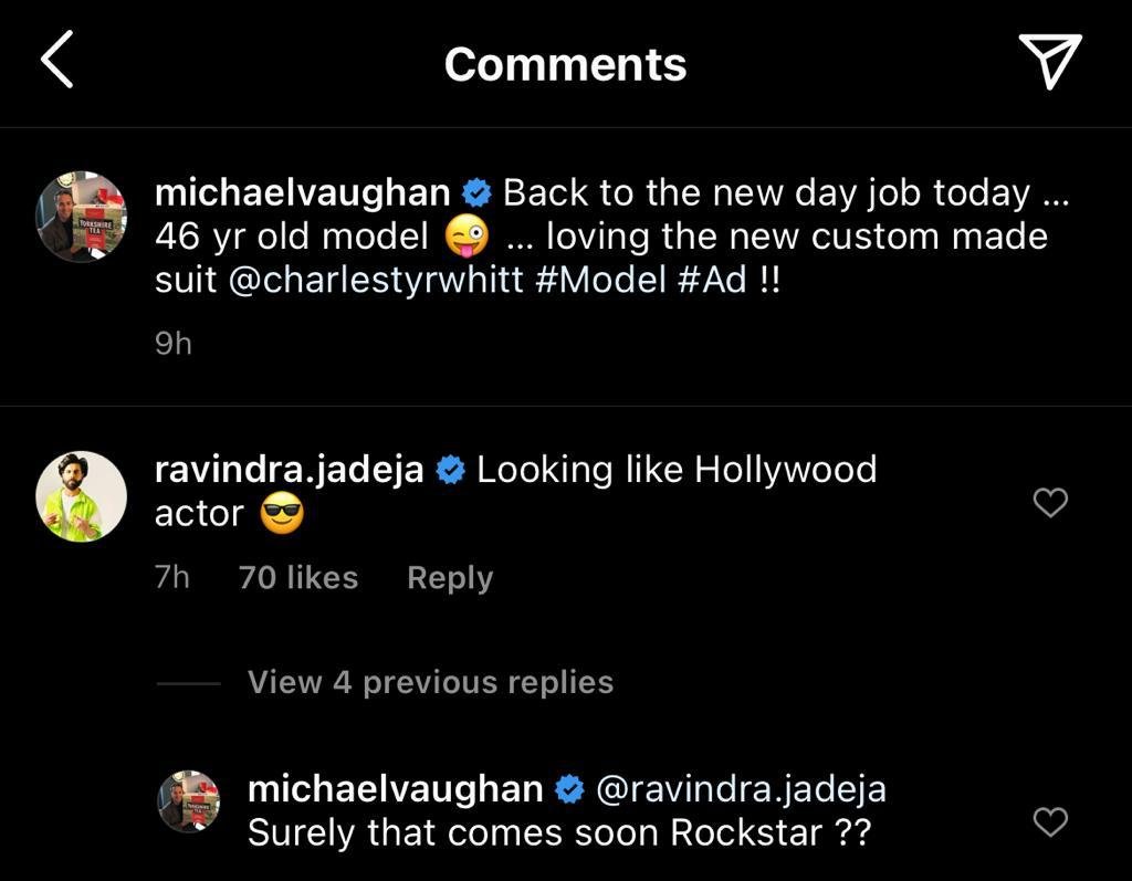 Michael Vaughan, Ravindra Jadeja