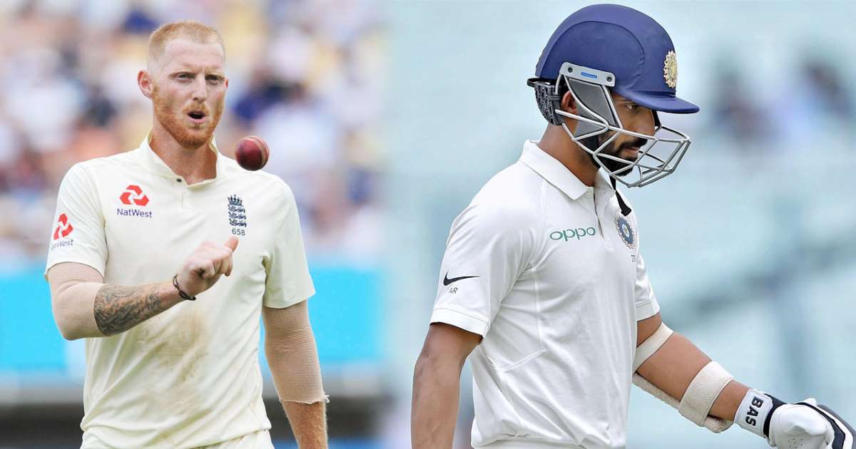 Ajinkya Rahane and Ben Stokes Photo- Twitter