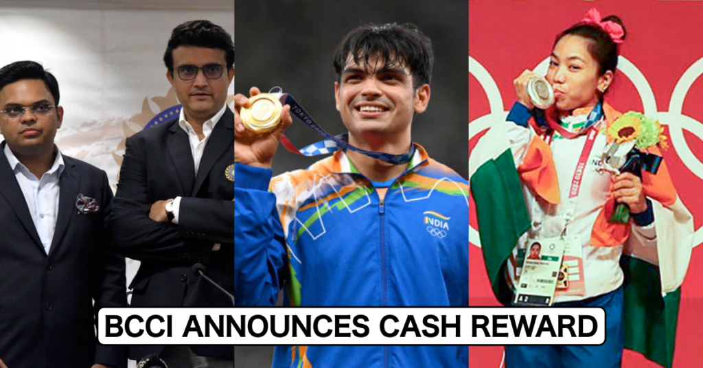 BCCI, Announces Cash Prize For India's Tokyo 2020 Olympic Medalists