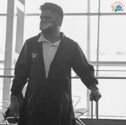 CSK Skipper MS Dhoni Departs For UAE For IPL 2021