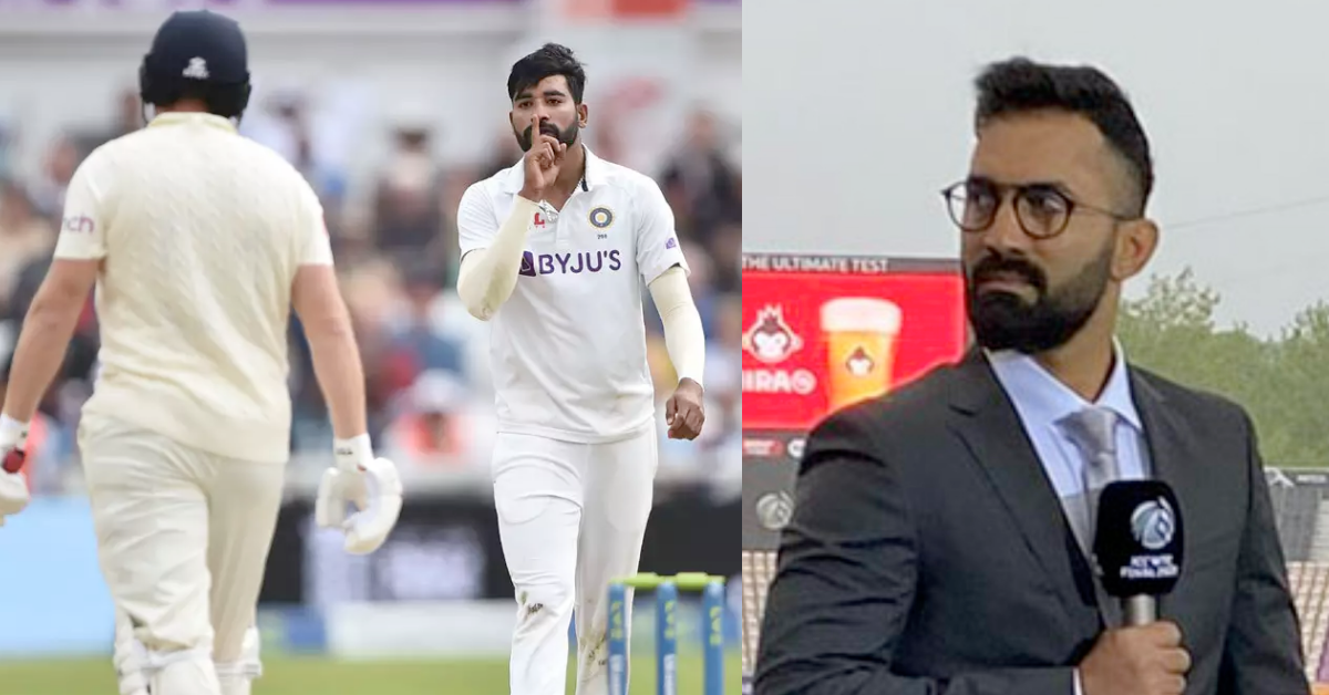 Unnecessary for Mohammad Siraj To Shush Batsmen After Dismissing Them: Dinesh Karthik
