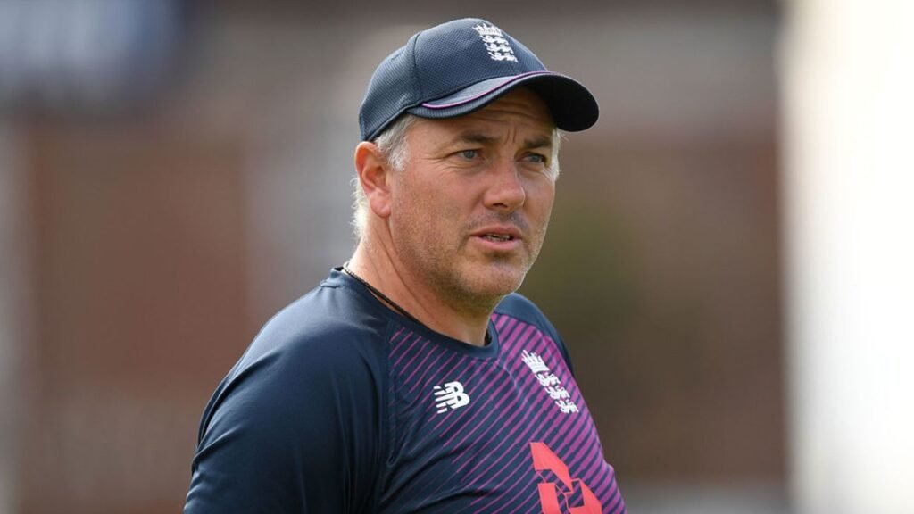 England Coach Chris Silverwood in isolation after testing COVID positive.(Image Credit: Twitter) 