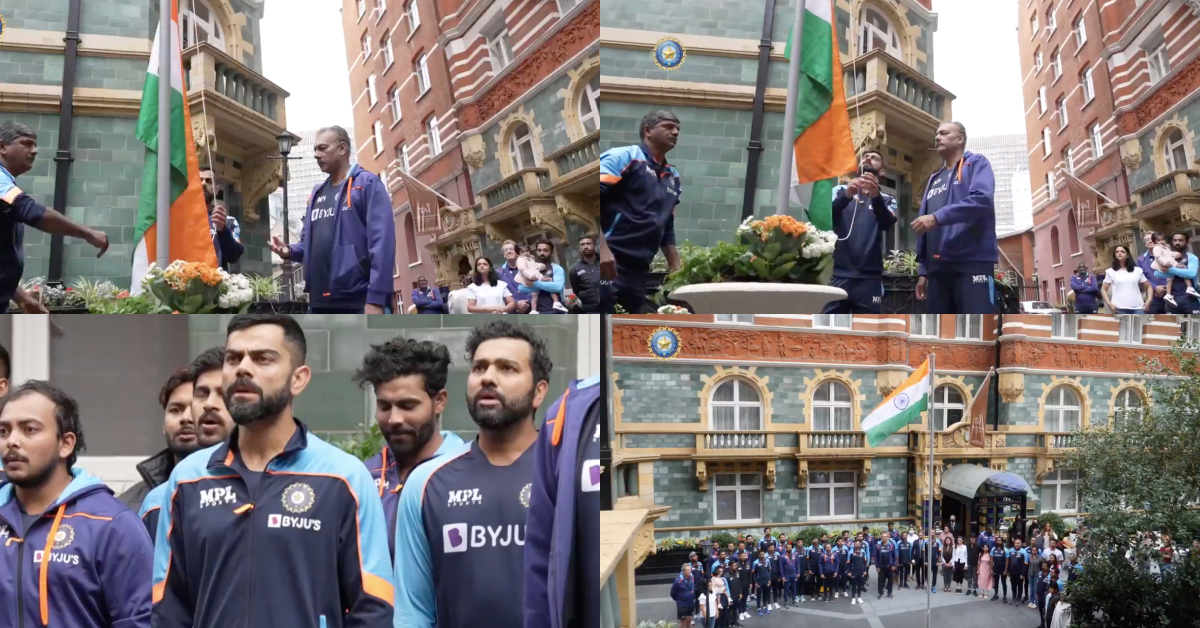 Watch: Team India Hoists The Tri-Color In England On Independence Day